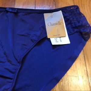 NWT Chantelle Royal Blue Hipster Panty - M